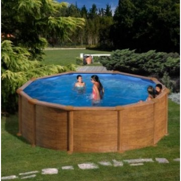 Piscine HorsSol Acier Décobois CLASSIC Ø5.70m 1.32 Piscine HorsSol Acier Décobois CLASSIC Ø5.70m 1.32