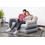 CANAPE GONFLABLE CONVERTIBLE AVEC POMPE INTEGREE