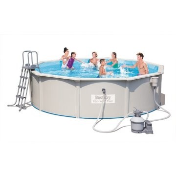 Piscine Acier Ronde Ø4.60 1.22 Filtration Sable