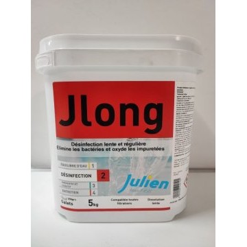 Chlore JLong Galet Longue durée en 5kg 250gr