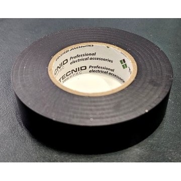 Ruban isolant Noir 19mm 0.13mm électricité PVC 25m