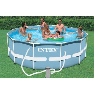 Piscine INTEX PRISM Ø3.66 1.22m filt. cartouche