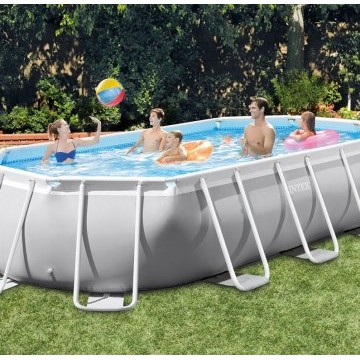 Kit Piscine SOUPLE PRISM Oval 5.03x2.74 1.22 Intex