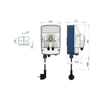 Régulateur JRégul pH Premium pH- / ph+ 1.5l/h